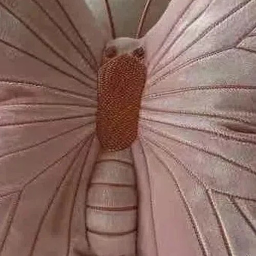Cuscino Farfalla Cuscino Lancio Rosa Decorativo Cuscino Animale per Divano Soggiorno - Foto 8 di 24