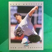 Andy Pettitte Gold Foil 1997 Pinnacle Score Premium Stock #82Yankees