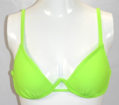neon green underwire bikini