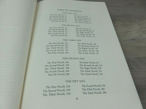 Decameron by John Boccaccio 1968 HARDBACK BOOK SANDGLASS - Picture 5 of 6