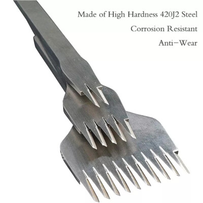 Leather Craft Stitching Punch Tool Set DIY Hole Punches Tools ChiseloF