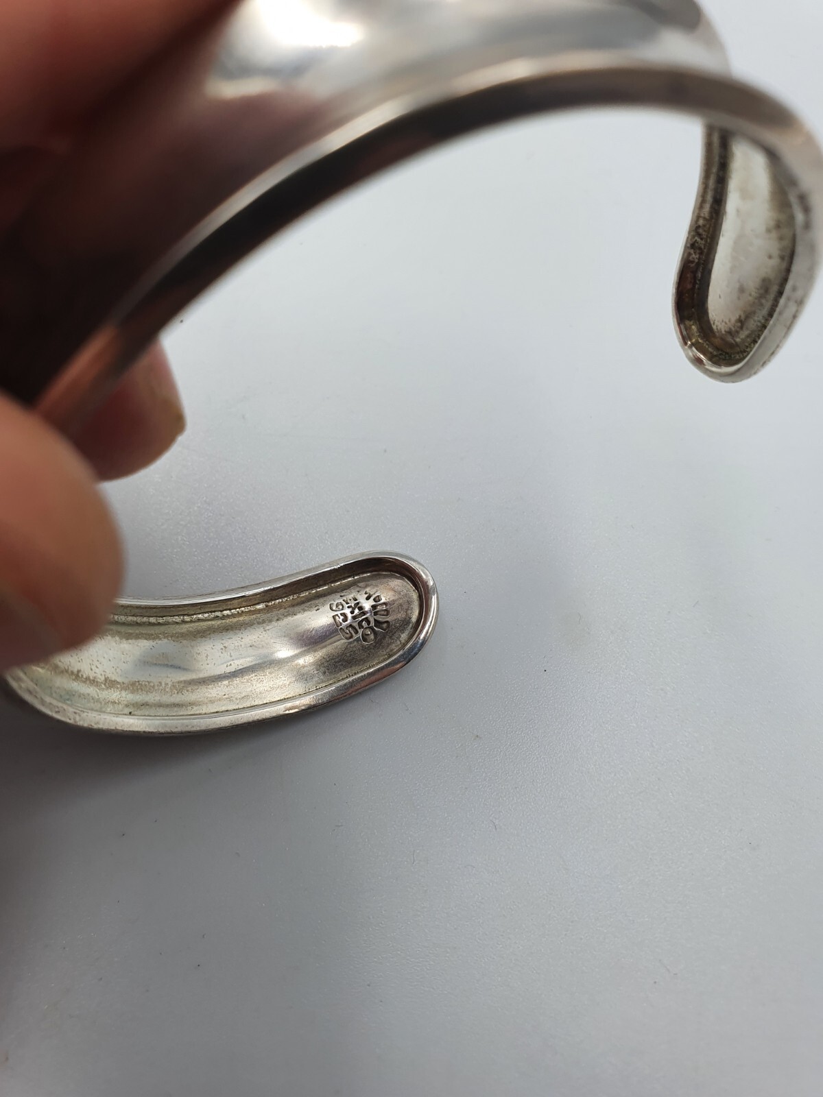 Unisex Mexico Solid Silver Bangle - image 6