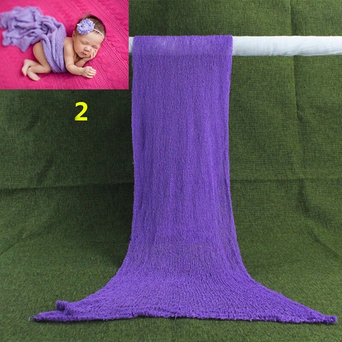 Newborn Girl Boy Baby Crochet Knit Wrap Cocoon Swaddle Photography Props Soft - Bild 29 von 54