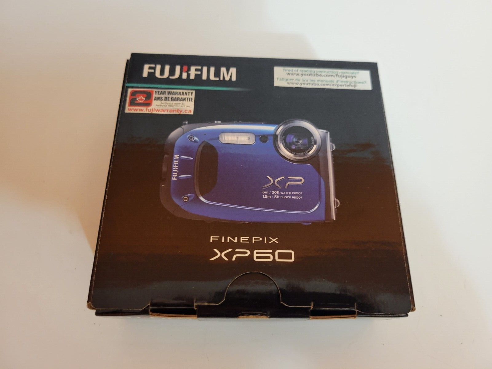 Fujifilm FinePix XP Series XP60 16.4MP Digital Camera - Black for