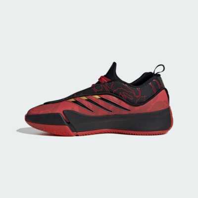 IH0786 A BATHING APE adidas Dame 9 Better Scarlet Core Black