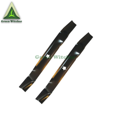 Juego De 2 Cuchillas De Corte CALTRIC Para Cortacésped Husqvarna (YTH1542, RZ4216, Etc.) - Altas Prestaciones