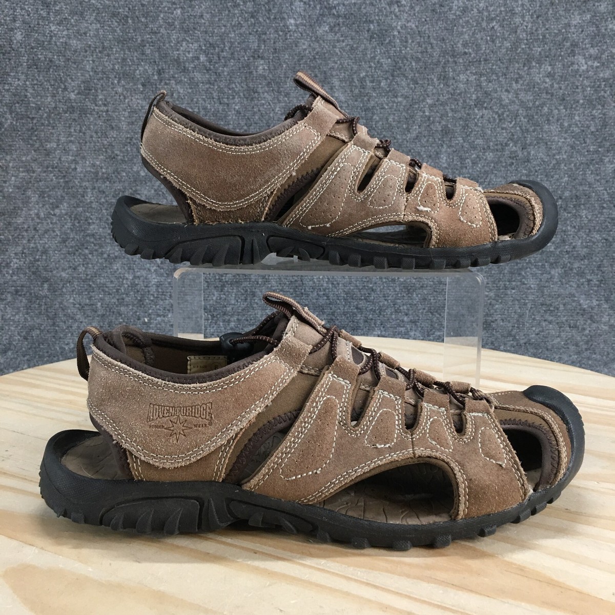 Casual Hiking Sandals Men\'s Dark Brown Athletic Sports Walking Fisherman Shoes Men main image 2