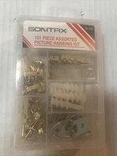 101 PC ASSORTED PICTURE HANGING KIT - SONTAX, (2-M-601) No Bubble Level