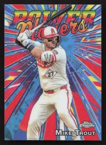 2025 Topps Chrome Update Mike Trout Power Players #PP-34 Card