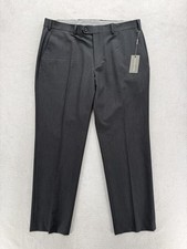 Michael Kors Stretch Classic Fit Dress Pants Mens 36x30 Gray Business Formal NWT
