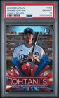 145876408 Shohei Ohtani 2025 Bowman #HS-4 Hobby Stars Chrome PSA 10