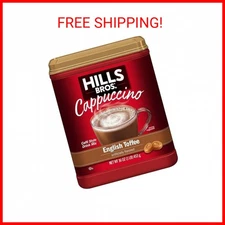 Hills Bros. Instant Cappuccino Mix, English Toffee (16 Oz, Pack of 1) – Convenie
