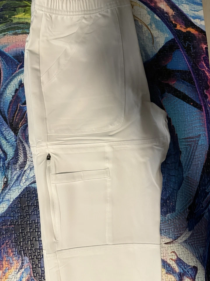 Pantalones Médicos Dickies Carga Blancos XS NUEVOS ENVÍO GRATUITO Foto 3 de 4
