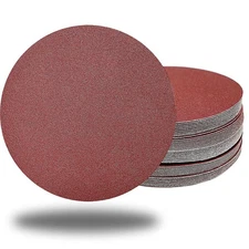 50 Pack 7 Inch 60 Grit Hook-and-loop Sanding Discs Sandpaper -7 Aluminum Oxide S