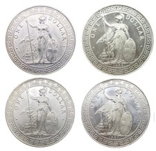 Great Britain Silver Plated Trade Dollar $1