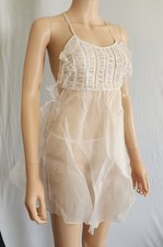 Victoria s Secret Designer Exclusive Ivory 100 Silk 2 Pc Set Sz S/P NWT NWD