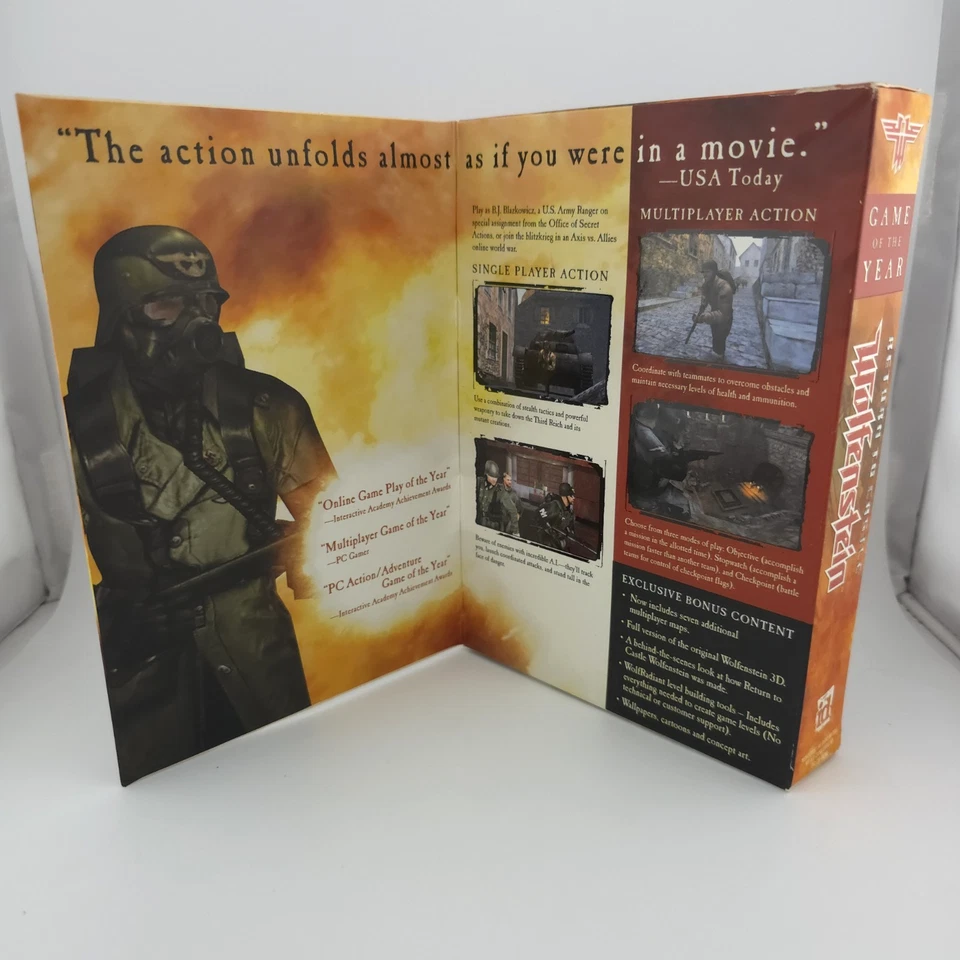 Return to Castle Wolfenstein: Game of the Year, 2002, Small Box, New & Sealed - Image 4 of 4