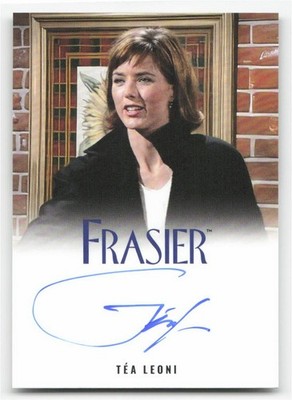 Frasier Premiere Edition Tea Leoni as Sheila Full Bleed Style Autograph SCARCE