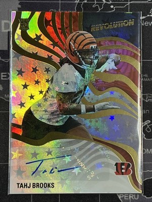 2025 Panini Revolution Tahj Brooks Astro Auto #RSA-TBS Bengals