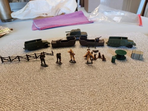 New ListingMarx Miniature Iwo Jima/Invasion Playsets Figures Vehicles Accessories