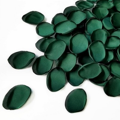 Rose Petals Blackish Green 200 PCS Silk Flower Burned Edge Wedding Decor
