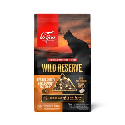 Wild Reserve Dry Cat Food Free-Run Chicken & Wild-Caught Fish Recipe 6.5lb Bag