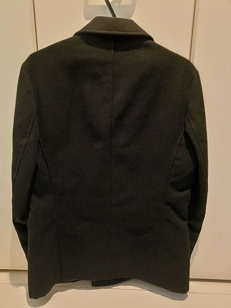 BURBERRY BLACK LABEL Black Peacoat Size 3 From Japan thumbnail 18