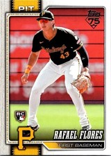 2026 Topps 75 Series 2:  Rafael Flores [Base] #623 - Rookie Card - Pirates. rookie card picture