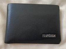 Runbox Men’s Black RFID Faux Leather Bifold Wallet - EUC!