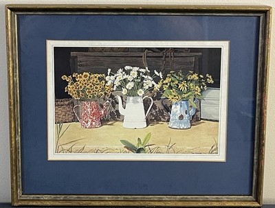 Bob Timberlake Daisies Framed Licensed Print Professionally Matted Wall Decor