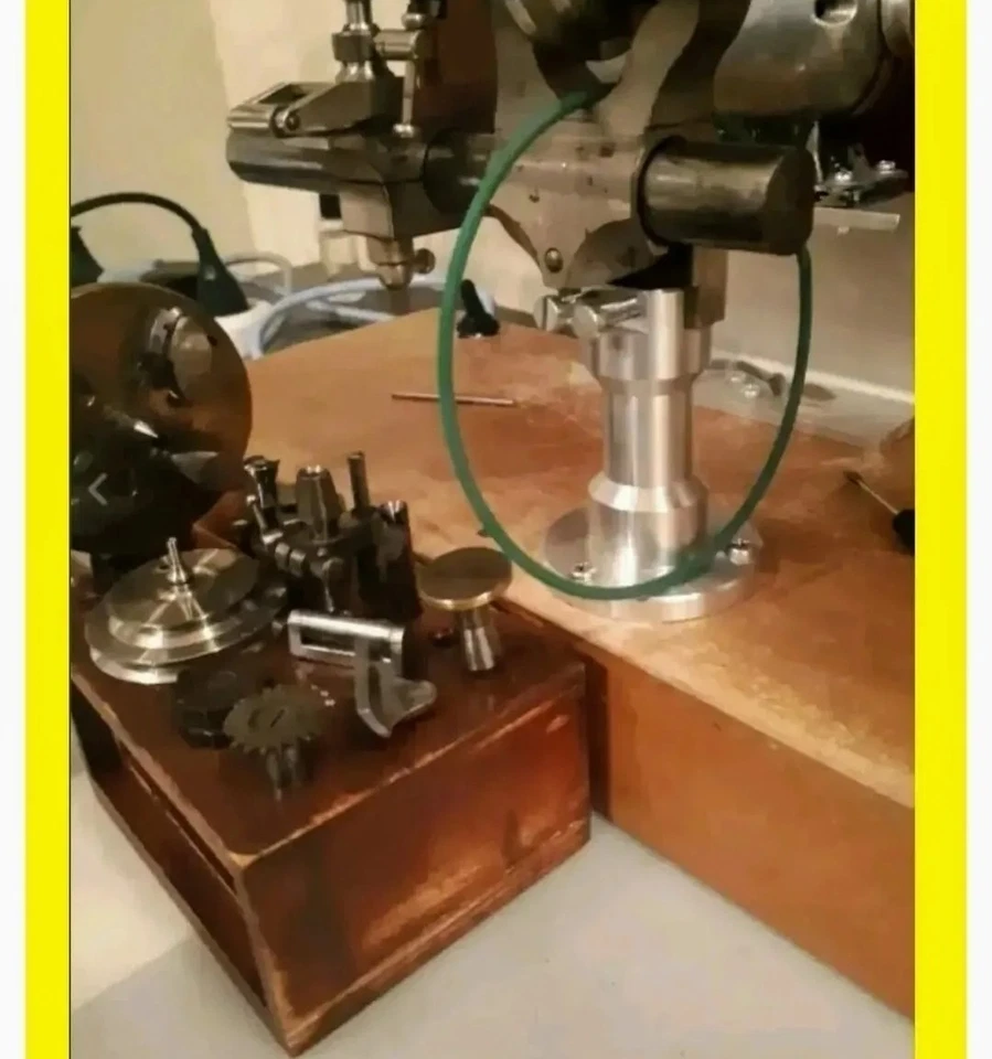 Pied pour tour horloger base watchmaker lathe tool torno rélojéro lorch boley - Photo 4/4