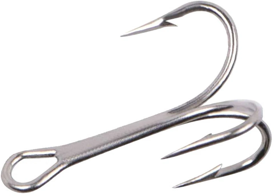 MUSTAD TREBLE HOOKS 3551 BN Colour Black Nickel Saltwater Sizes 14 16 18 25pcs - Image 3 of 4