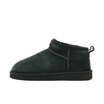 UGG Damen Classic Ultra Mini Stiefel Schwarz Gepolstert, Leicht EU 39