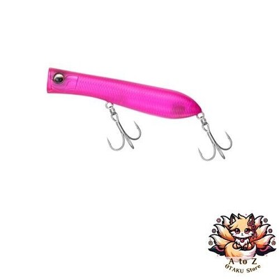 NEU Daiwa Salty Pop 80F Silver Wolf Custom Half Pink Köder