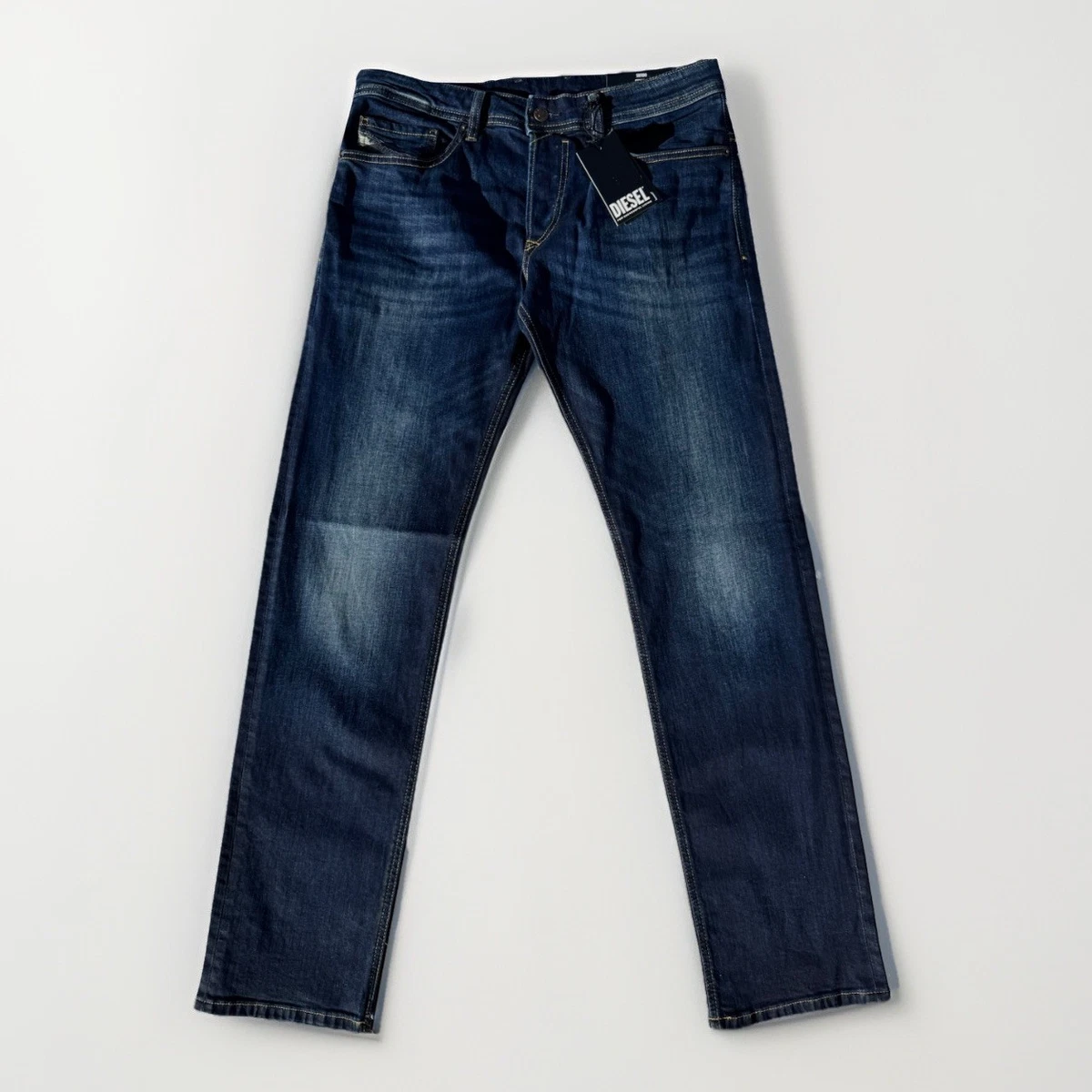 Jean Homme Diesel Rivec Taille 32 - Bleu, Occasion Très Bon état