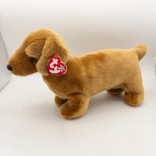 Ty Large Plush Beanie Buddy WEENIE the Dachshund Dog 13" Stuffed Animal Toy