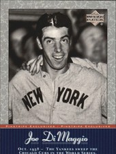 2001 Upper Deck Pinstripe Exclusives DiMaggio #JD12 Joe DiMaggio nmmt