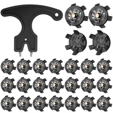 Cozypower 31 Pcs Golf Spike Set Replacement Cleats Shoe Spanner Screw 6mm Tool