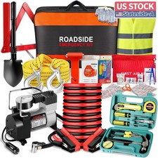 Car emergency kit (including air compressor), roadside car emergency kit