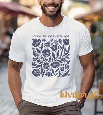 Vive La Resistance Floral T-Shirt