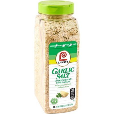 Lawry's Coarse Ground With Parsley Garlic Salt, 33 Ounce Shaker Bottle