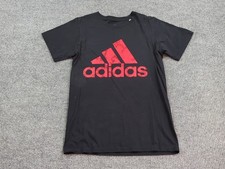 Adidas Shirt Mens Small Black Short Sleeve T-shirt Crew Neck Go To Tee