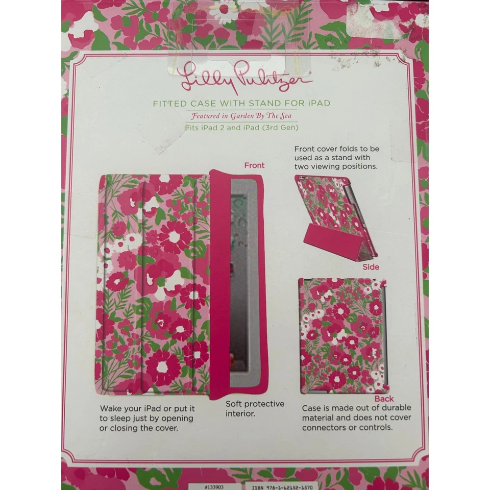 Lilly Pulitzer Fitted Case with Stand for iPad 2 and iPad 3rd Gen Garden - Image 2 of 4