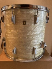 Ludwig 1960's WMP 16X16 Floor Tom 3 Ply Shell Fair Condition Sounds Great