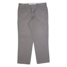 DICKIES Flex 874 Workwear Mens Trousers Grey Regular Straight W40 L32