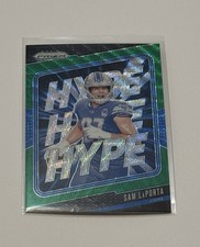 2024 Panini Prizm - Hype Sam LaPorta #14 Green Wave Prizm