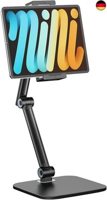 Tablet Stand, Height Adjustable, Aluminium, Multi-Joint with 360° Rotation, for 