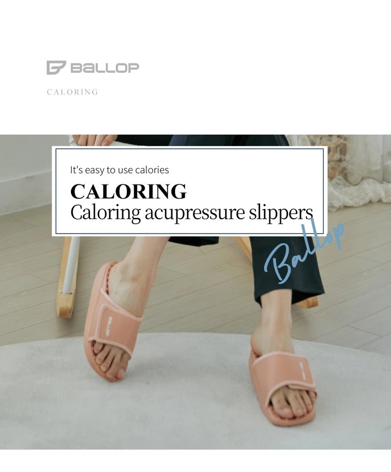 Zapatillas de reflexología calórica Ballop Diet - Masaje de pies y alivio del dolor para mujeres Foto 3 de 4