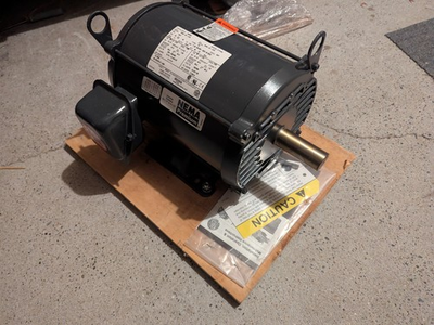 #ad #ad 5 HP 3 phase 208 230 460V Electric motor 1765 RPM Nidec FH82 $340.00