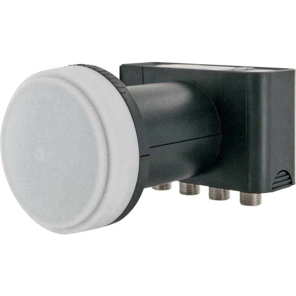 LNB quad Schwaiger LNB4 pour remplacer une tête simple et brancher 4 décodeurs